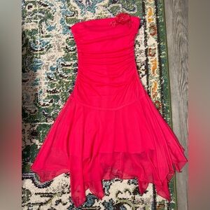 Vintage Y2K Jodi Kristopher Women’s Small Pink Strapless Dress